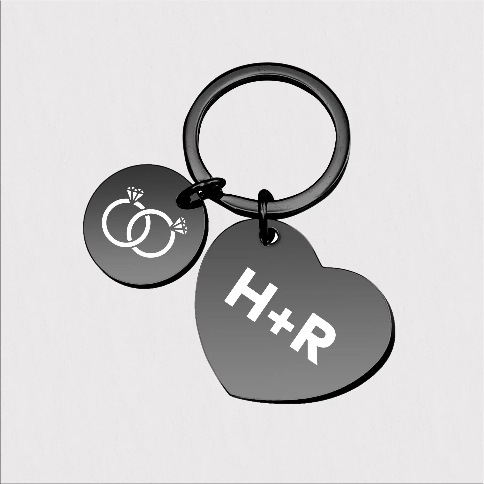 perfect gift for her, initial keychain