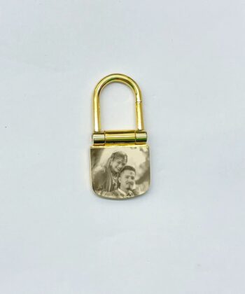 002 Love Lock padlock keychain