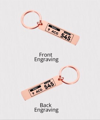 003_2918d8cf-382f-4875-ab57-fa8d2ae0f7d2 Personalized Number Plate Keyring