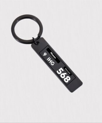 004 Custom Number Plate Keyring