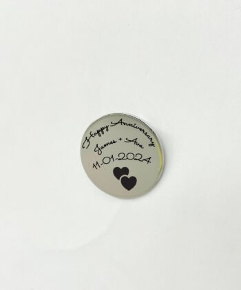 Anniversary Gift,Badge Memorial,Bridesmaid Gift,Custom Name Tag,Dress Brooch,Name lapel Pin,Personalised Gifts,Pin for Groom,Wedding Gift,Wedding Lapel Pin,custom lapel pins,engraved brooch,memorial jewelry