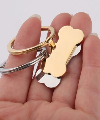 BoneDogTag engraved cat tag, personalized pet tag