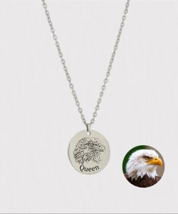 cat name necklace, pet picture necklace