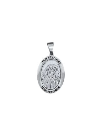 Medallion necklace, jesus necklace
