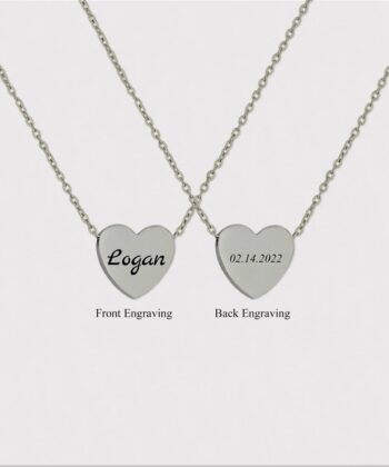 our name necklace, custom coordinates