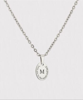 CustomPersonalizedJewelry Oval Actual Fingerprint Necklace
