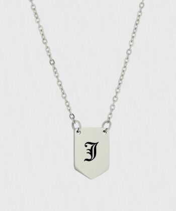 Chunky Name Initial Pendant