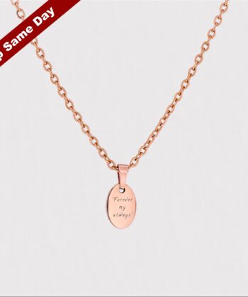 Oval Pendant Necklace
