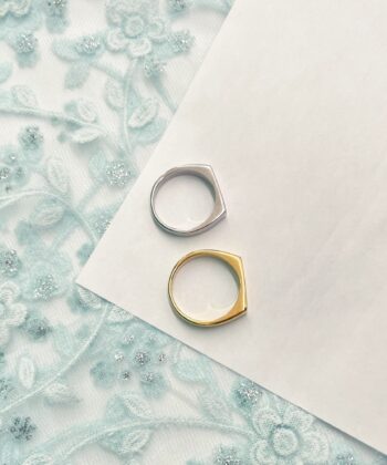 Engraved Name Initial Date handwriting Band Ring