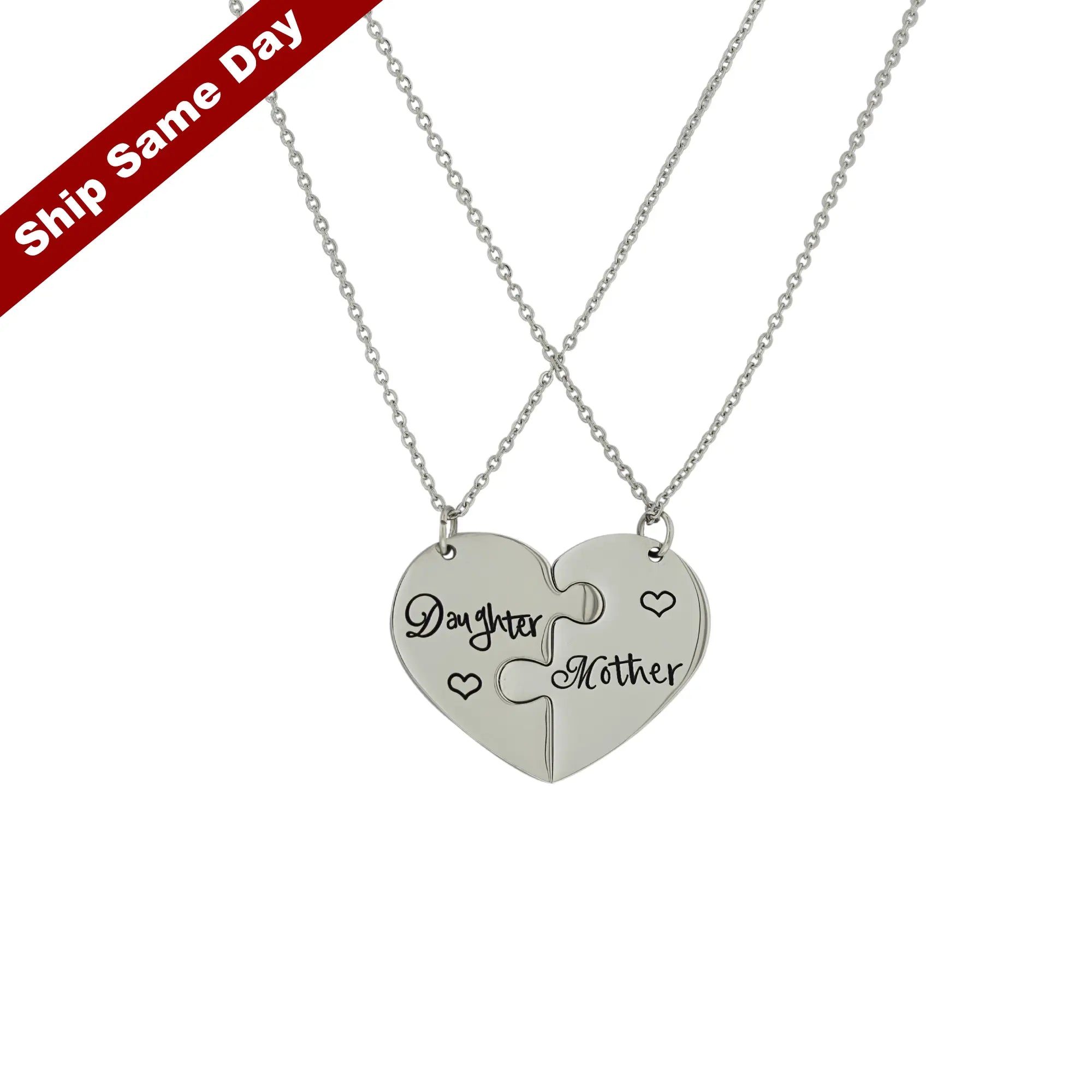 HeartPuzzleNameNecklace Heart Puzzle Name Necklace, puzzle heart jewelry