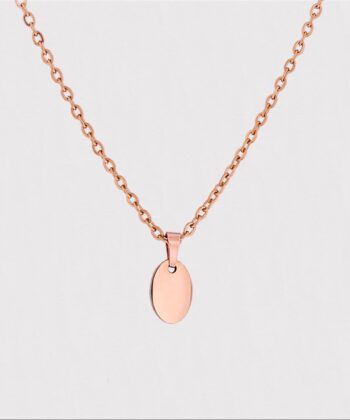 MinimalistPersonalizedGifts oval pendant