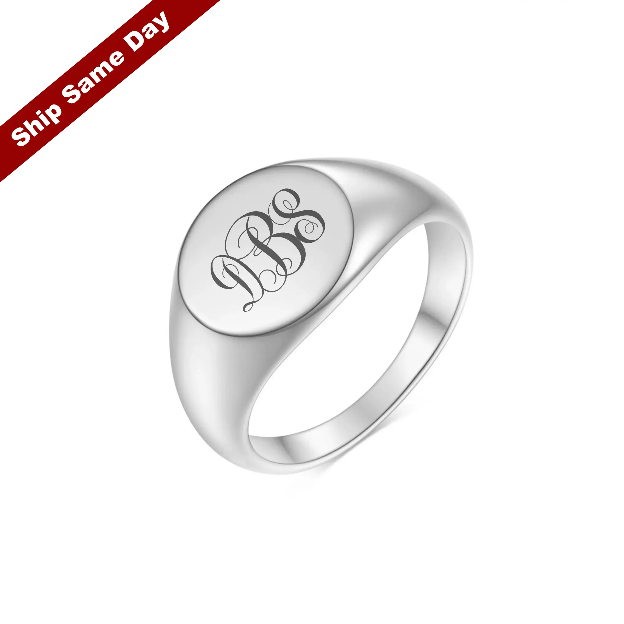 MonogramInitialRing Monogram Initial Ring, Letter Ring