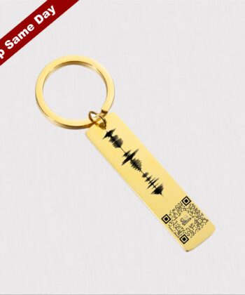 Personalized Music Keychain, Song Code Keyring