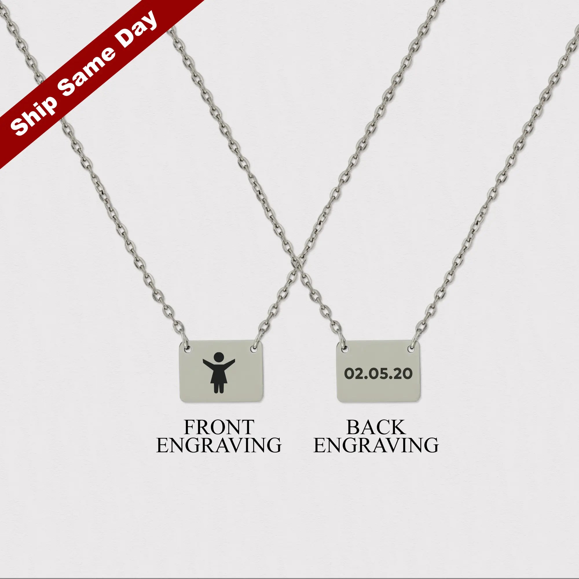 SquareBarNecklace Square Bar Necklace