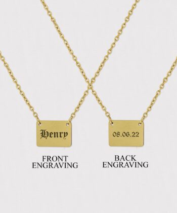 Minimalist Tag Choker