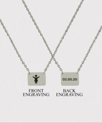TagPendant Minimalist Engraved Name