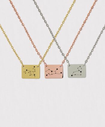 Personalized Zodiac Constellation Necklace