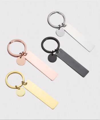 Date Keychain, Custom Bar Keychain