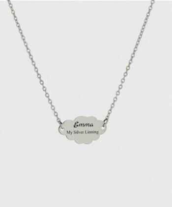 childnamenecklace Minimalist Necklace, Sterling Silver Necklace