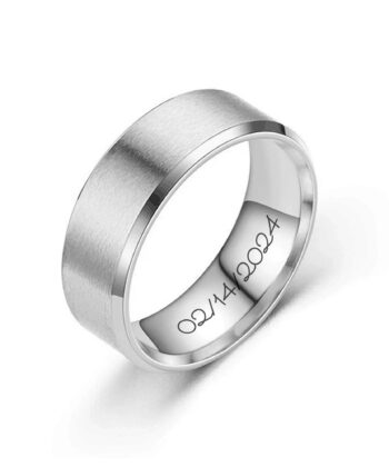 date_1 Promise Ring for Him,asl gifts,asl jewelry,asl ring,couple ring set,custom name ring,engraved ring,gift for boyfriend,gift for girlfriend,his and hers rings,initial ring,sign language gift,stackable name rings
