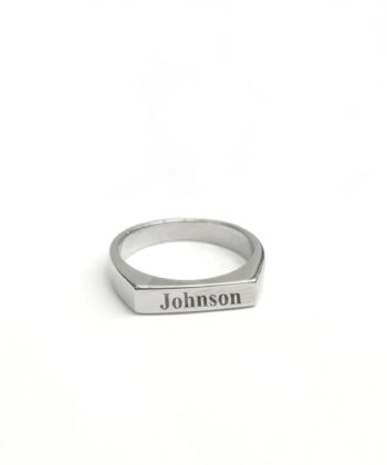 personalized gold silver rings