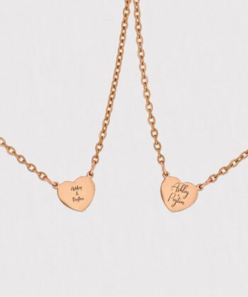 heart choker, small heart pendant